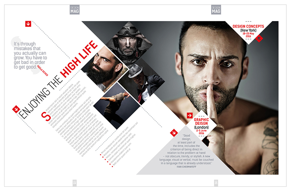 Magazine Template InDesign 07, a Magazine Template by Love Graphic Design (Photo 21 of 29)