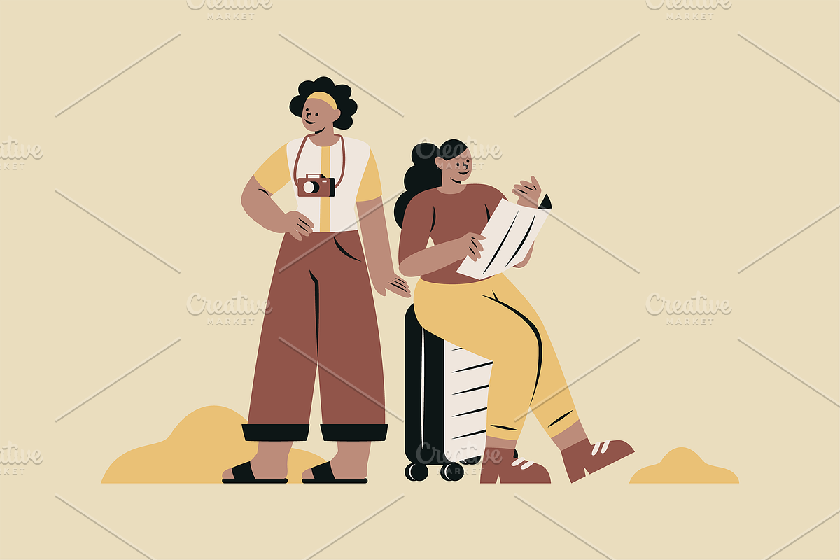 People Traveling Illustration, a Person Illustration by Jump Studio (Photo 7 of 10)