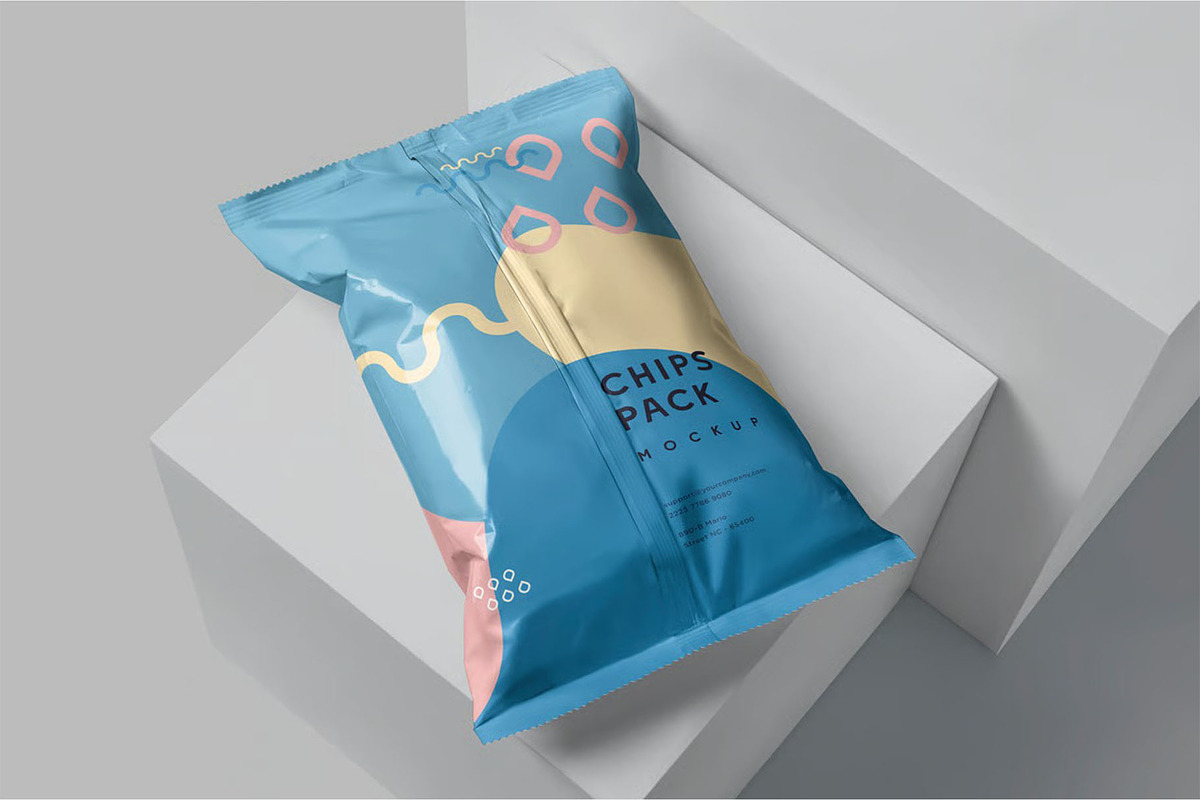 Chips Pack Mockups, a Packaging Mockup by megostudi0 (Photo 4 of 7)