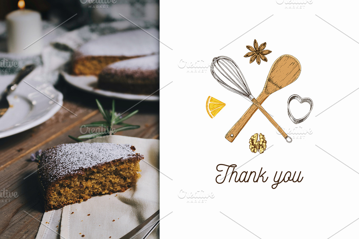 Bake like a mom!, a Decorative Illustration by handsketched (Photo 11 of 11)
