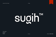Sugih - Sans Serif Font Family, a Sans Serif Font by Gilar Studio (Thumbnail 1 of 12)