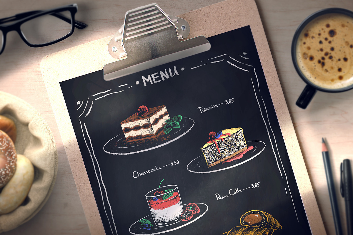 Chalk Desserts, an Object Graphic by Sonya Illustrations (Photo 5 of 11)