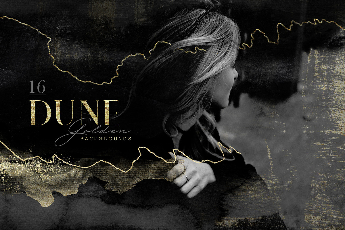 Golden Dune Backgrounds, a Texture Graphic by Anastezia Luneva (Photo 1 of 8)