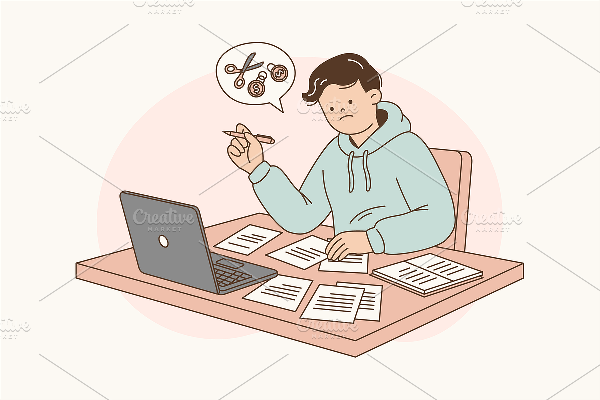 Breaking the Debt Trap Illustration, an Object Graphic by Jump Studio (Photo 11 of 12)