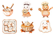 Boo Bakery Clipart PNG, a Seasonal Illustration by Designking (Thumbnail 2 of 4)