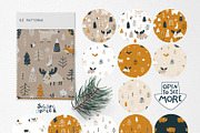Winter Forest pattern collection, a Pattern Graphic by Svitlana Kharchuk (Thumbnail 3 of 9)