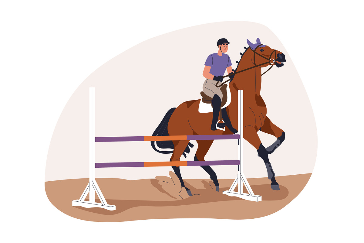 Naughty, disobedient horses training, an Animal Illustration by Good Studio (Photo 2 of 16)
