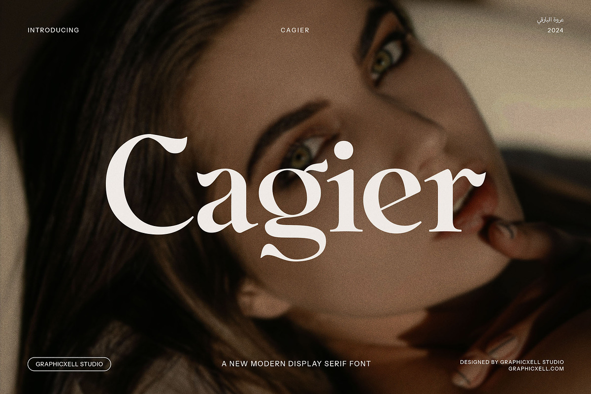 Cagier - Elegant Display Font, a Serif Font by Graphicxell (Photo 1 of 8)