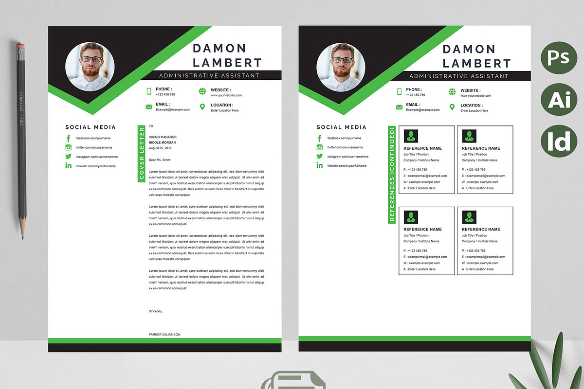 Administrative Assistant Resume, a Resume Template by Attractive Resume (Photo 3 of 3)