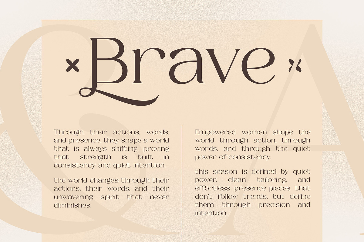 Hollaine - Luxury Serif Typeface, a Serif Font by Muflieart (Photo 3 of 11)
