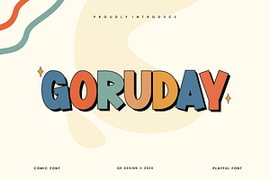 Goruday - Comic & Playful Font