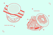 Sandwich Vector Illustration, a Food Illustration by TheFoodAtlas (Thumbnail 5 of 5)