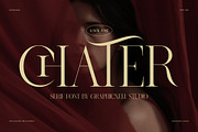 Chater Elegant Luxury Serif Font, a Serif Font by Graphicxell (Thumbnail 1 of 8)