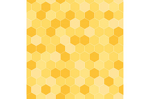 Crusted honeycomb seamless pattern, an Animal Illustration by Toltemara