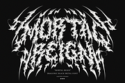 Mortal Reign | Dragonic Black Metal, a Blackletter Font by Ardana Creative (Thumbnail 1 of 11)