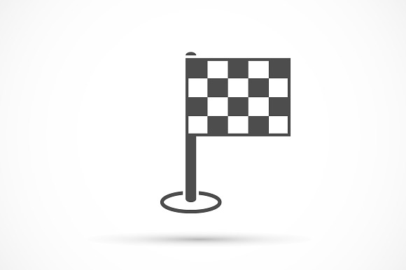 Finish Flag Icon