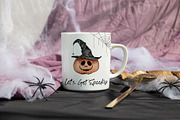 Halloween Mug Mockup Coffee Cup fall, a Cups & Container Mockup by PawMockups (Thumbnail 6 of 10)