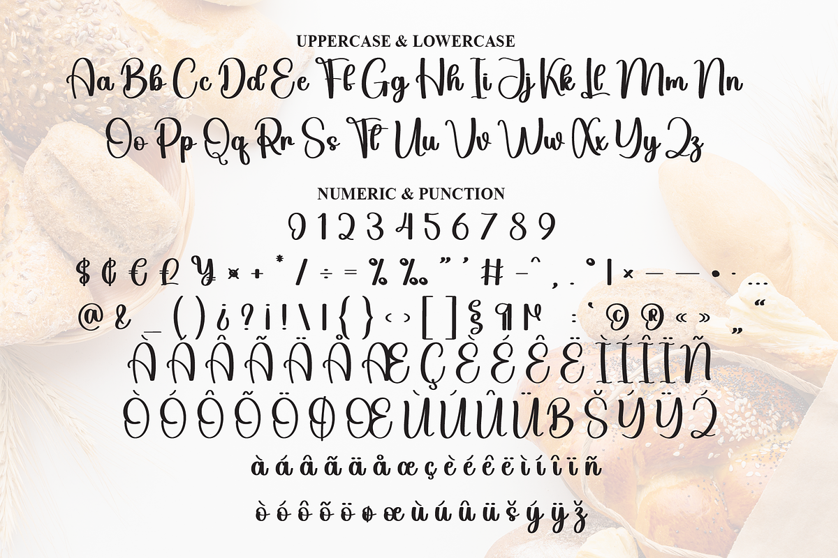 Bread | Script Font, a Handwritten Font by Scratchones (Photo 7 of 9)