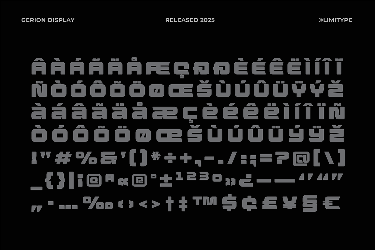Gerion - Bold Font, a Sans Serif Font by limitype (Photo 8 of 11)