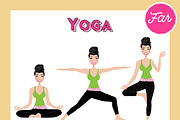 Yoga Teacher Portrait Creator, a Person Illustration by Lauren Lesley Studio (Thumbnail 12 of 43)