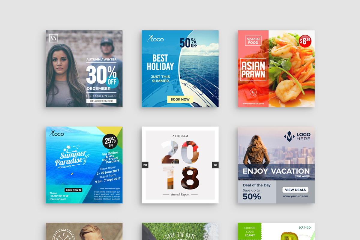 140+ Instagram Templates | 50% Off, a Social Media Template by Studio Siv (Photo 5 of 12)