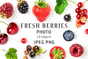 Fresh berries, an Object Graphic by ifiStudio (Thumbnail 1 of 3)
