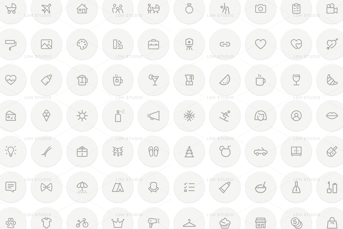 Instagram Highlights Icon Kit, a Graphic by Loh Studio (Photo 2 of 3)