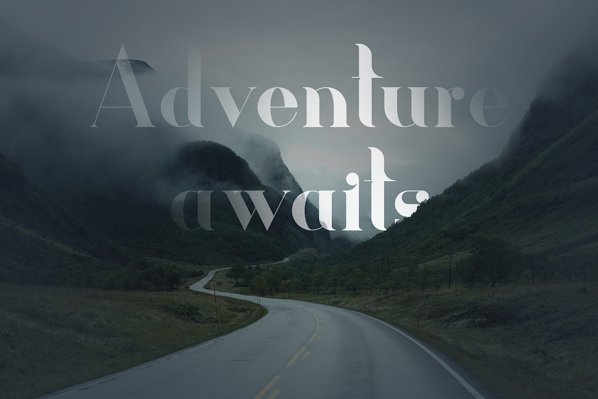 Kavaler - serif font preview 3