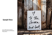 White Wooden Sign Mockups, a Household Mockup by mock-ups (Thumbnail 9 of 11)