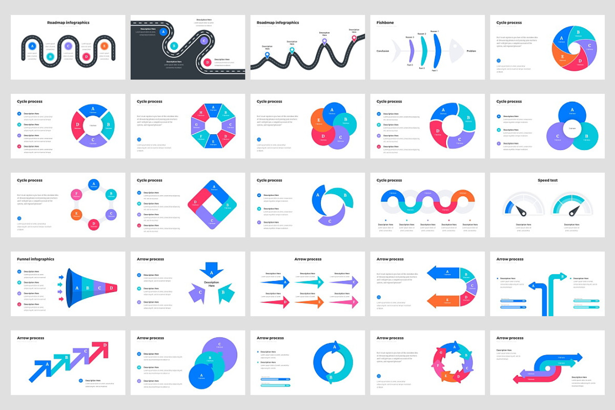 Infographics v.4, a Presentation Template by Presentation Templates (Photo 2 of 4)