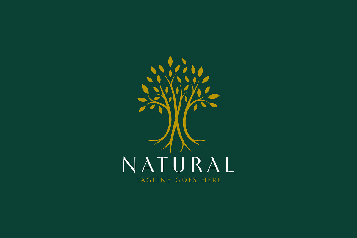 Abstract Illustration Tree Logo, a Branding & Logo Template by Signatoro (Photo 3 of 3)