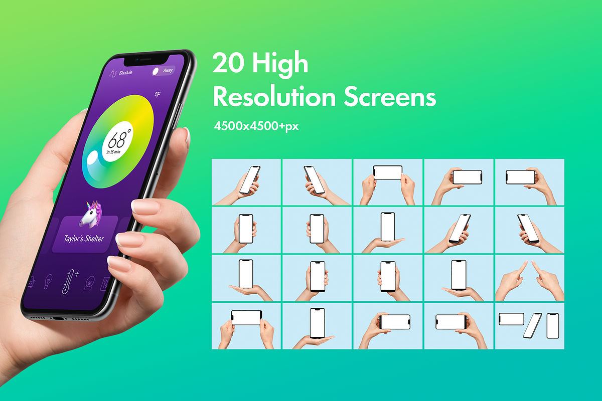 Perfect Hands Mockups, an iPhone Mockup by Likeapples (Photo 6 of 7)