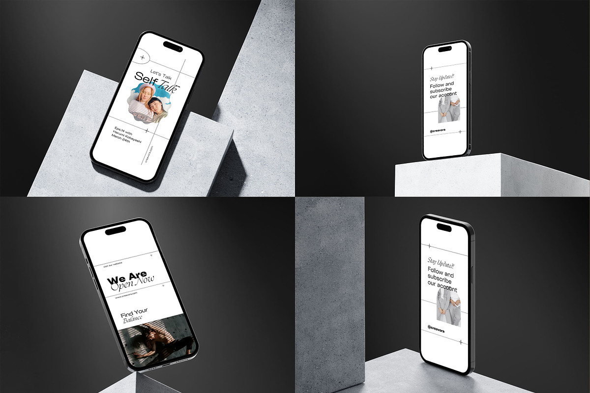 Squera - Minimal iPhone Mockup, an iPhone Mockup by Creavora (Photo 5 of 5)