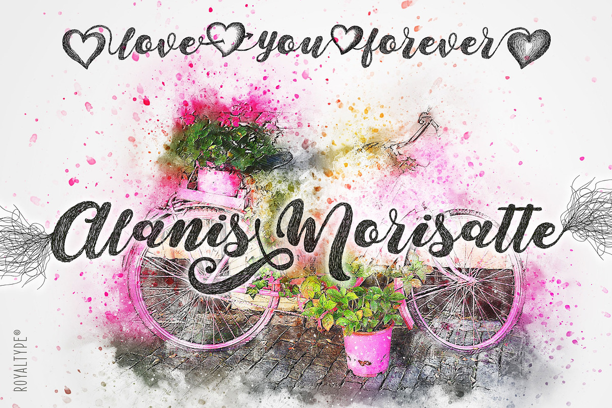 Monstere Script | Sketch Style, a Script Font by Royaltype (Photo 2 of 11)