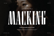 Macking Vintage Serif Font, a Serif Font by Graphicxell (Thumbnail 1 of 8)