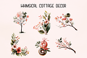 Whimsy Cottagecore Set, an Animal Illustration by GiraffeCreative (Thumbnail 6 of 20)