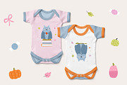 Halloween Bats & Ghosts Cliparts, a Graphic by danceyourlife (Thumbnail 6 of 10)