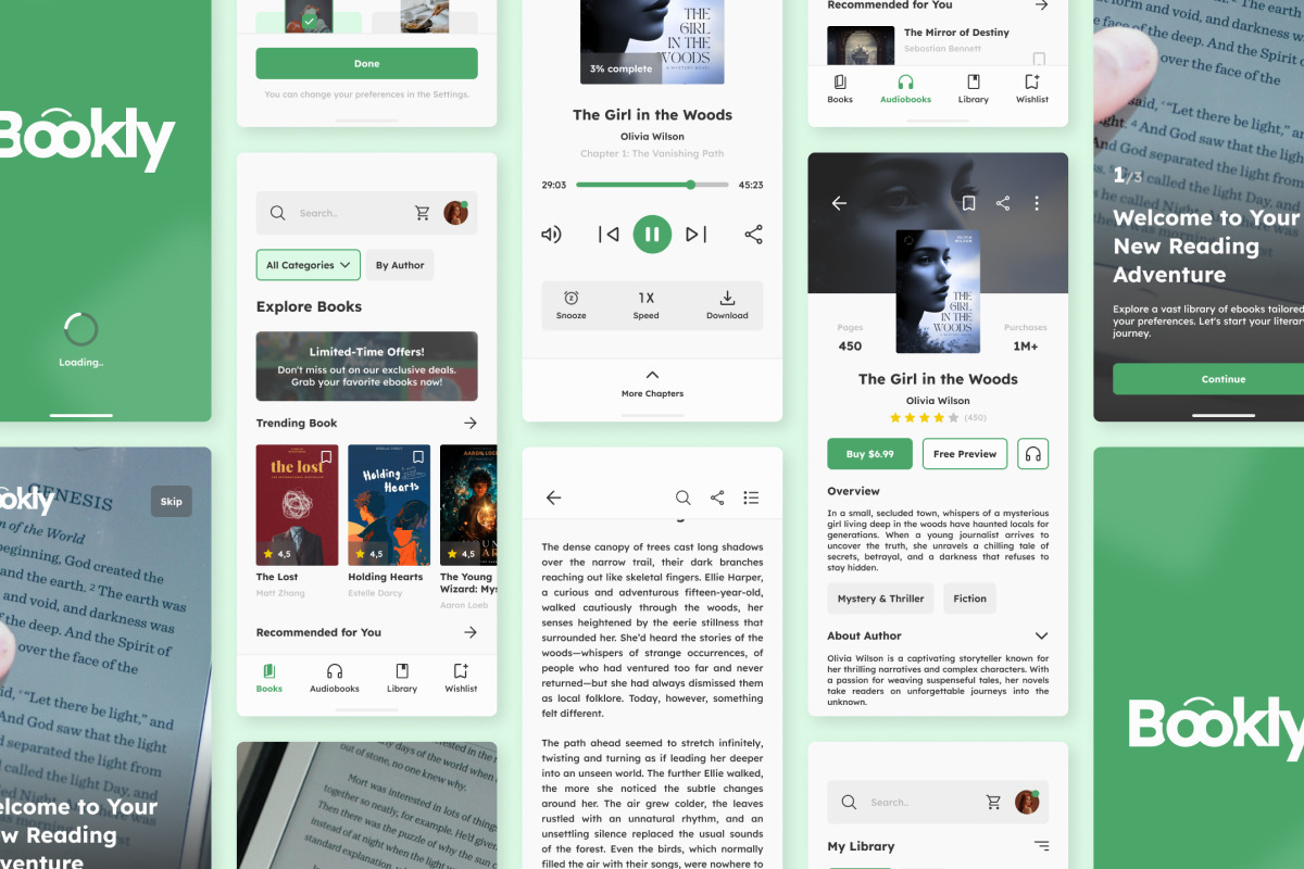 Bookly - Ebook Reading Mobile App, an App Template by twinstd (Photo 4 of 5)