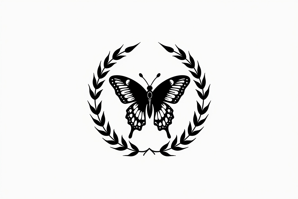 Butterfly Wreath Clipart Bundle, an Illustration by Artivon (Photo 7 of 9)