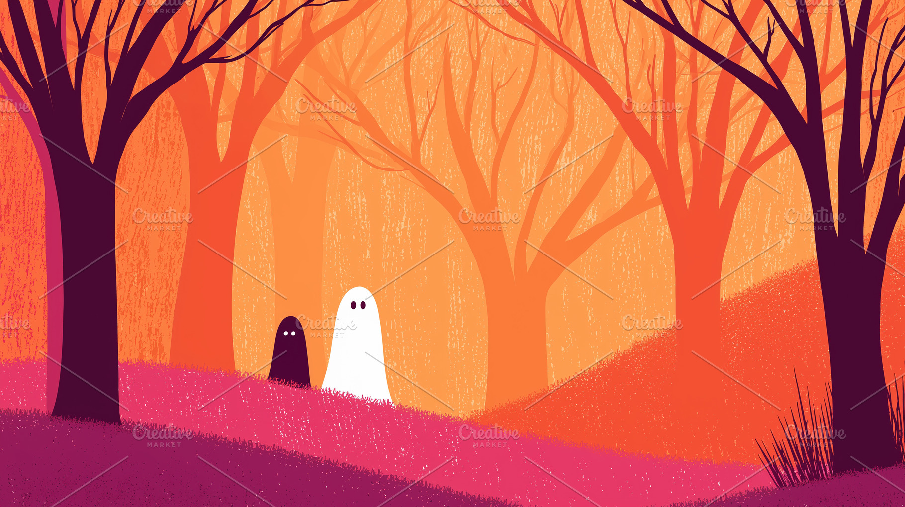 Colorful Halloween illustration, a Holiday Photo by MistyDay