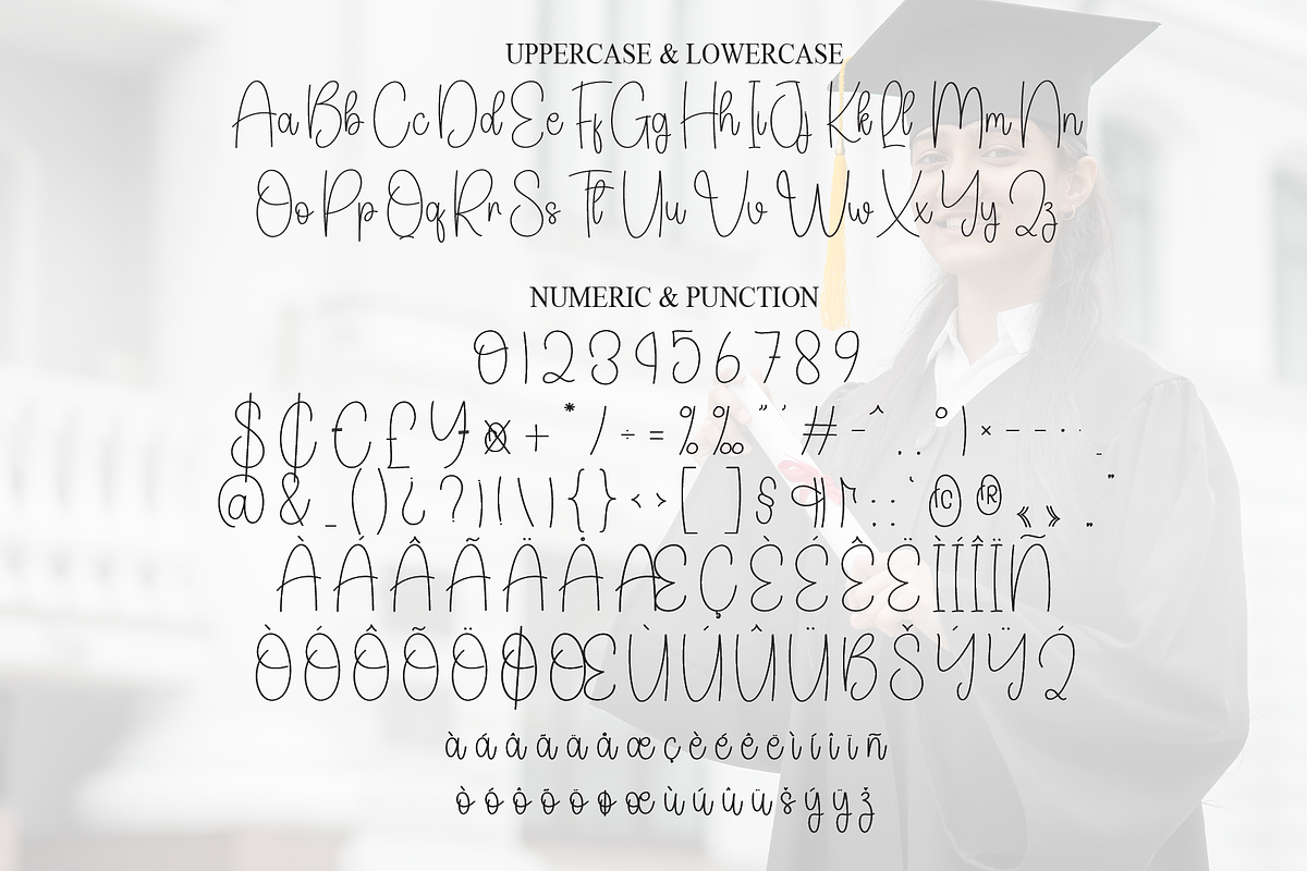 Graduation | Script Font, a Handwritten Font by Scratchones (Photo 7 of 8)