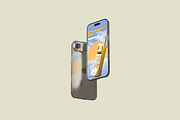 iPhone 17 Air Mockup, an iPhone Mockup by HanaSaka_Studio (Thumbnail 3 of 5)