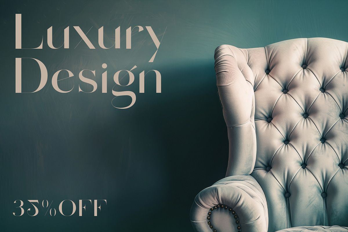 Chique - Luxury Modern Serif, a Serif Font by OWPictures (Photo 2 of 7)