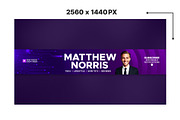 Technology tech cyber youtube banner, a Social Media Template by Vaughn Studios (Thumbnail 2 of 5)