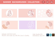 Mother and Baby Vector Pack +SVG, a Graphic by Katrinelly (Thumbnail 6 of 11)