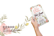 Floral Wedding Invitation, an Invitation Template by Tiaga (Thumbnail 4 of 4)