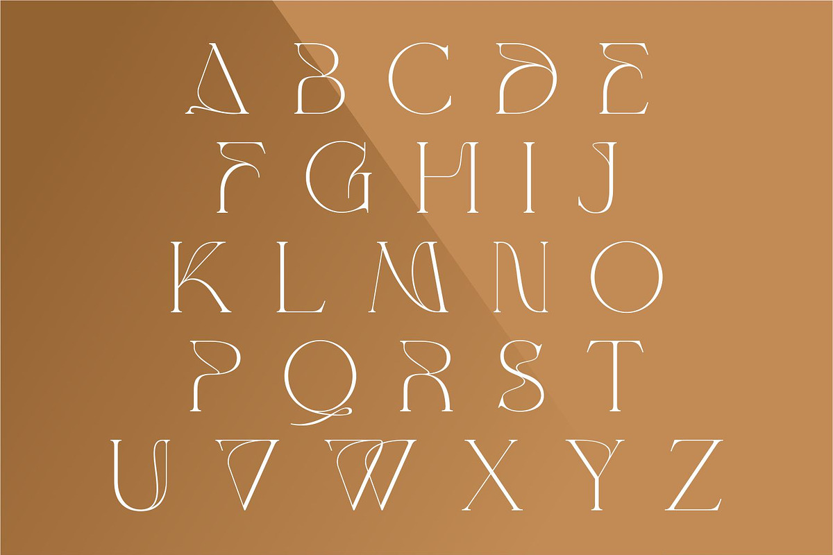Kiedga Font | Sleek Serif font, a Serif Font by WhymoreArt (Photo 3 of 8)