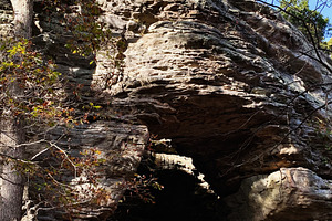 Hiker exploring a rock arch at Garden of the Gods in Colorado Springs, Colorado, a Nature Photo by AS photostudio