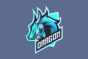 Dragon Mascot Esport Logo, a Branding & Logo Template by prps.std (Thumbnail 2 of 2)