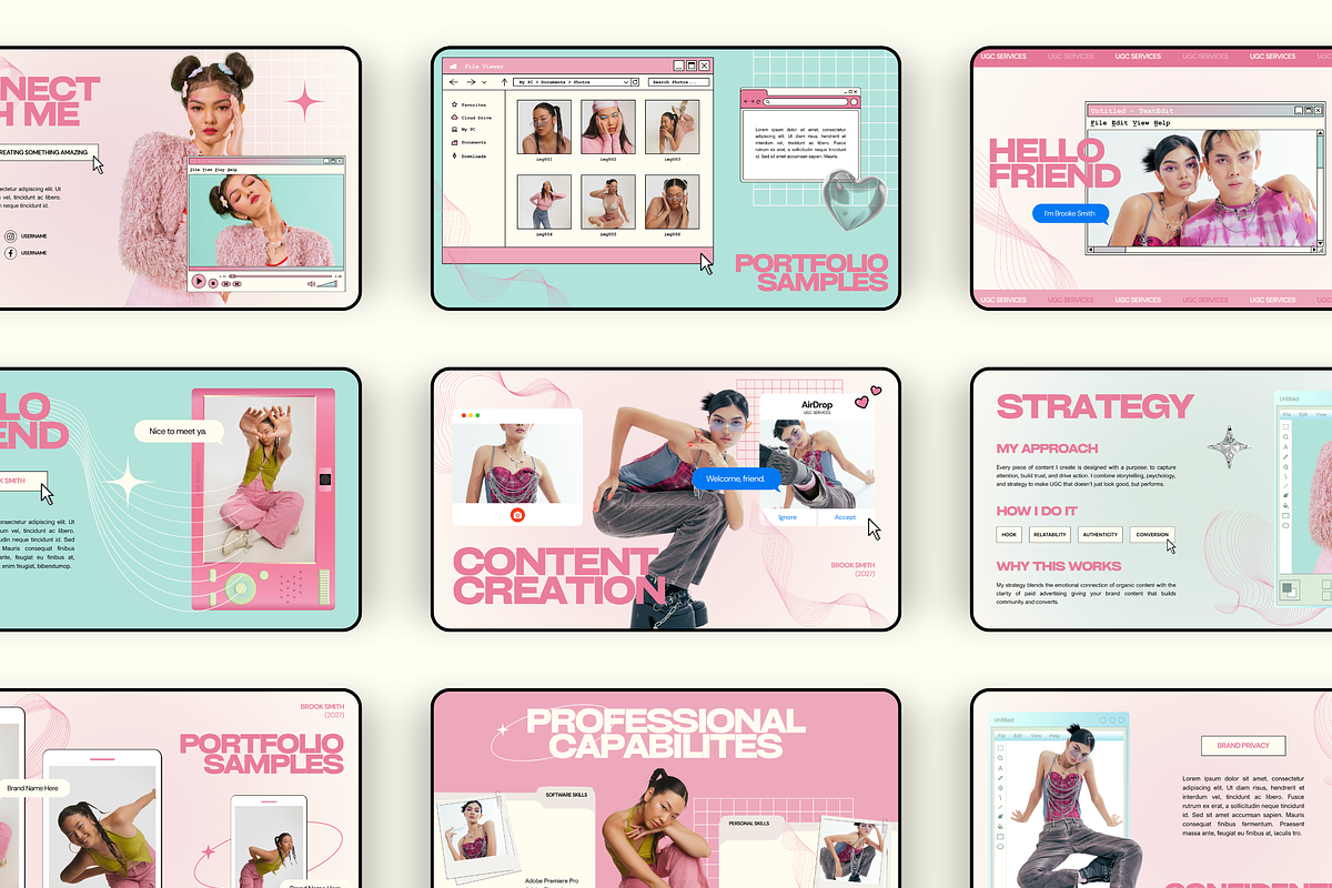 UGC Content Creator Onboarding Kit, a Presentation Template by Branding Babe Co. (Photo 1 of 10)